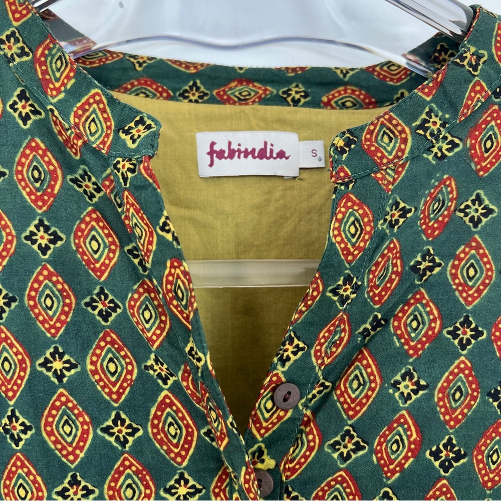 Fabindia New Without Tags block print kurta. Size S